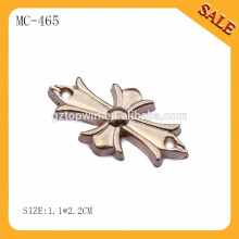 MC465 custom metal cogo plate logo label for handbags/t-shirt/denim